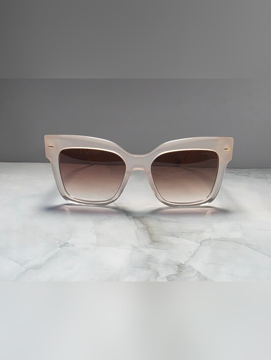 Carrera 3037/S Pearl White Square Sunglasses New w/ Case 54-17-140 main image 4